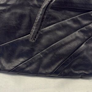 Elegant Black Leather Clutch